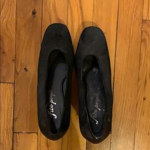 Free People Velvet Block Heel